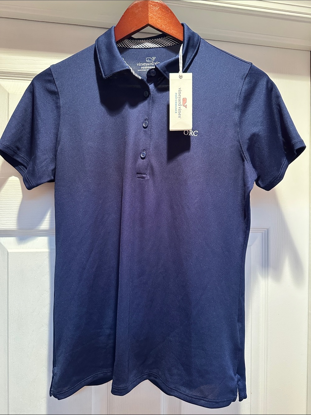 Vineyard Vines Women’s Navy Performance Polo Ocean Reef Deep bay, new, Tag, S